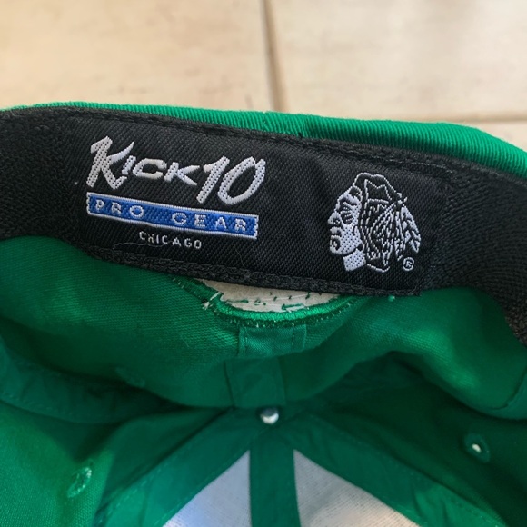 Vintage Chicago Blackhawks & Miller Lite Kick10 Hat - Picture 3 of 6